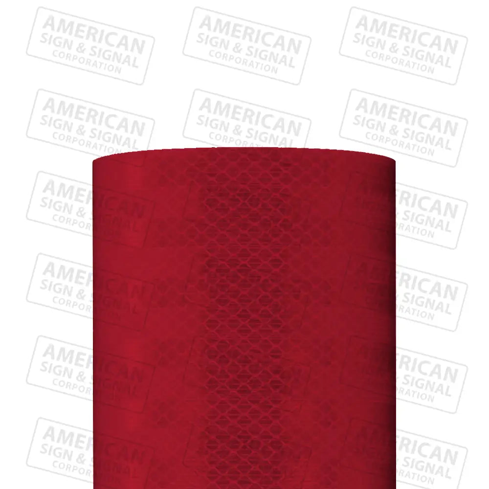 3M™ High Intensity Prismatic Reflective Sheeting Series 3930 24’ X 50 Yd / Red 3932