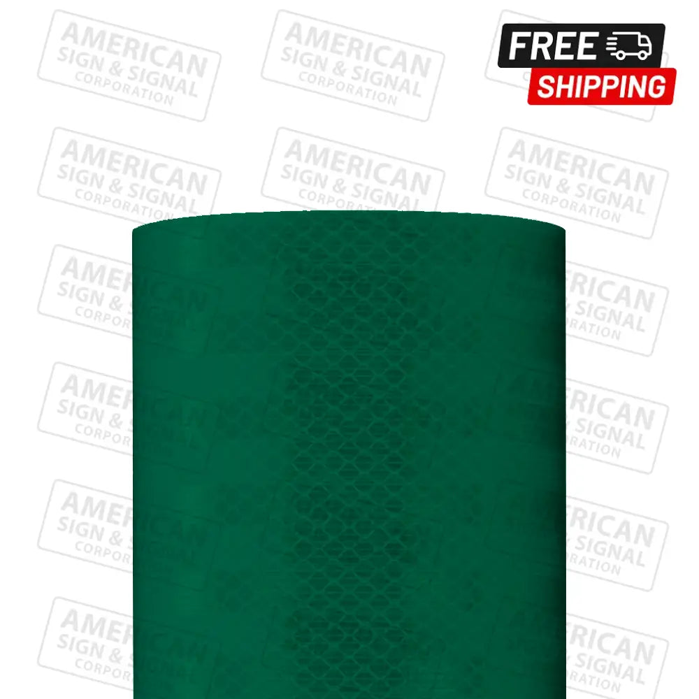 3M™ High Intensity Prismatic Reflective Sheeting Series 3930 24’ X 50 Yd / Green 3937