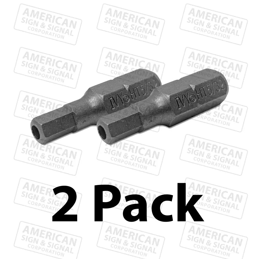 5/32″ Hex Bit For Vandal Resistant Set Screws Pack Of 2