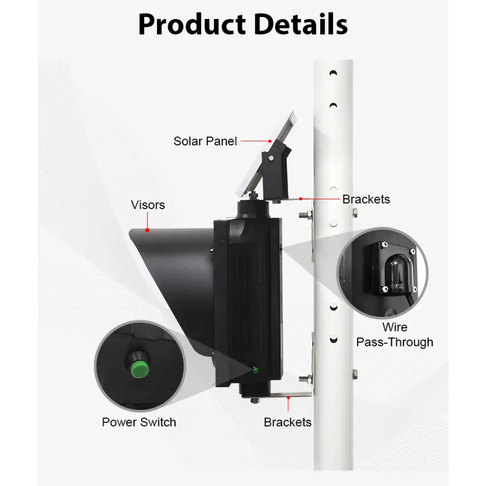 Britebeacon™ Econo-Line 12’’ Solar Traffic Warning Beacon