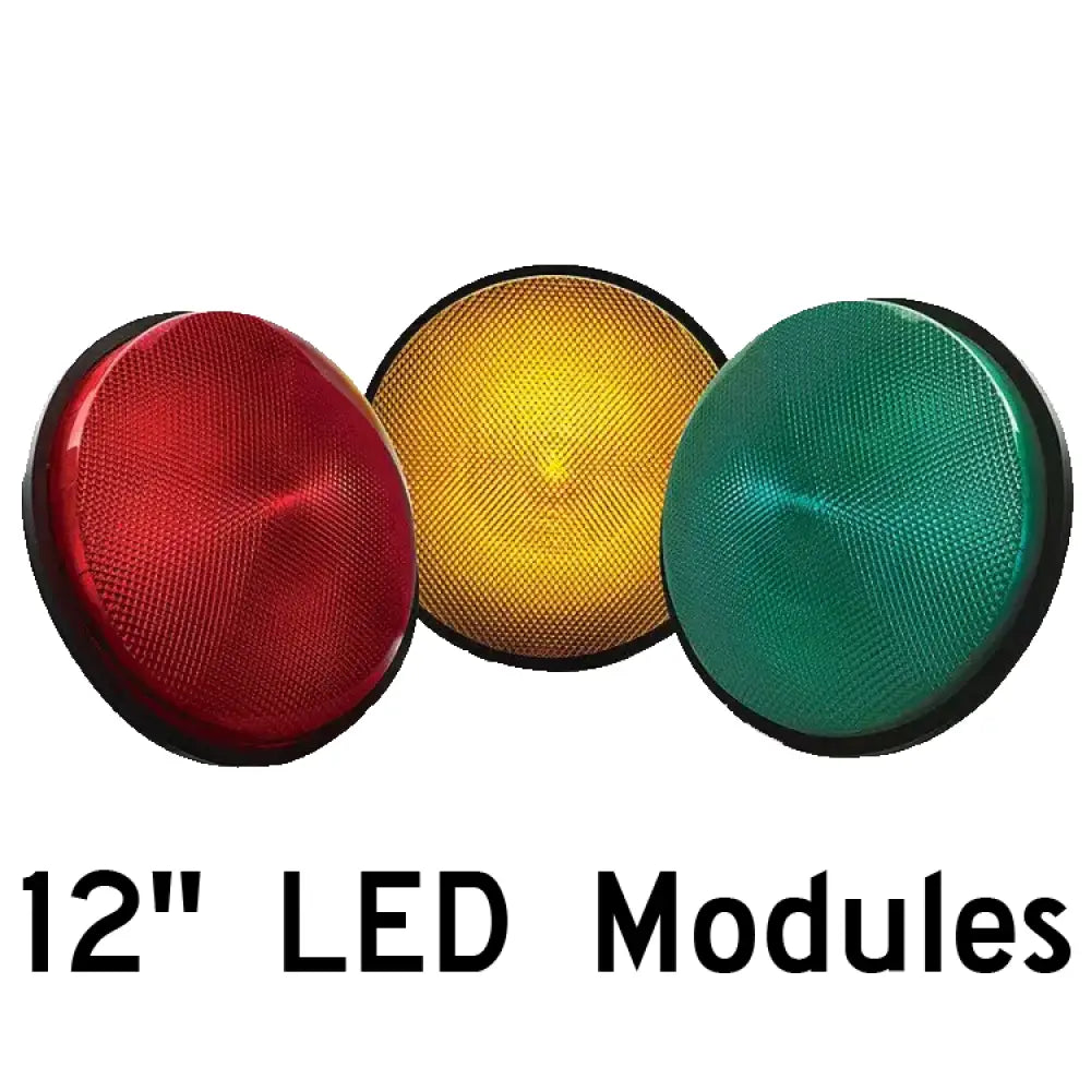 Ge Gtx Ball Traffic Signal Led Module 12’ / Red Tinted