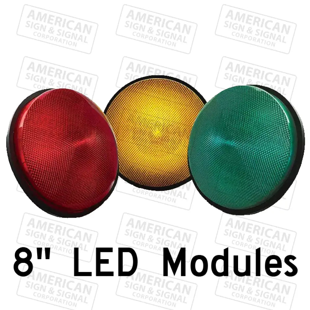 Ge Gtx Ball Traffic Signal Led Module 8’ / Red Tinted