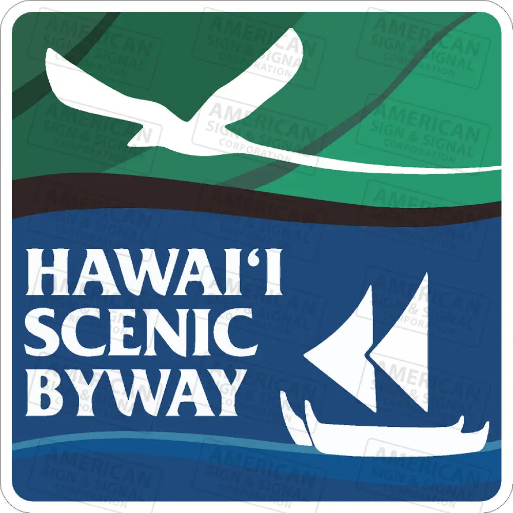 Hawaii Scenic Byway Sign