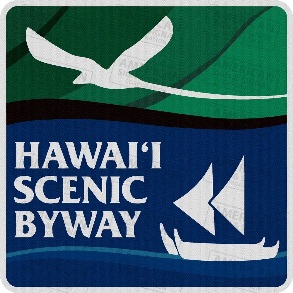 Hawaii Scenic Byway Sign