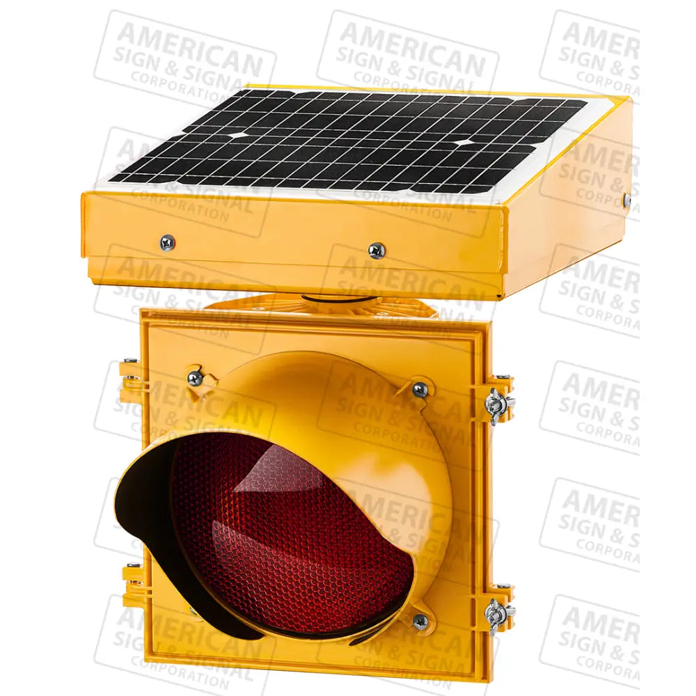 Jsf Fl Series 24Hr Flashing Solar Beacons Red / Yellow (12’’)