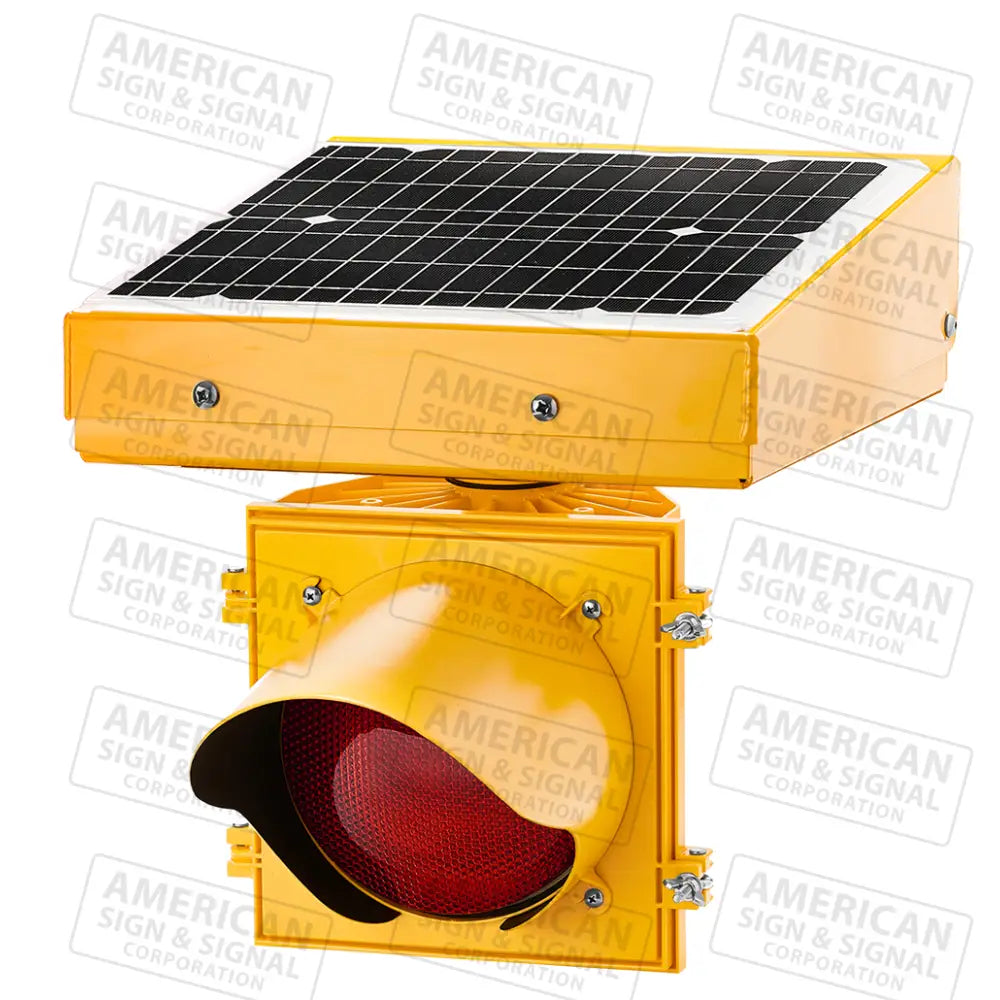 Jsf Fl Series 24Hr Flashing Solar Beacons Red / Yellow (8’’)