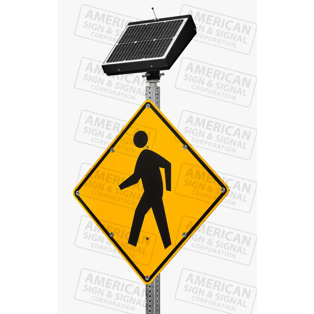 Jsf Fl-5800 Series 24Hr Flashing Led Embedded Sign Pedestrian Crossing / Black