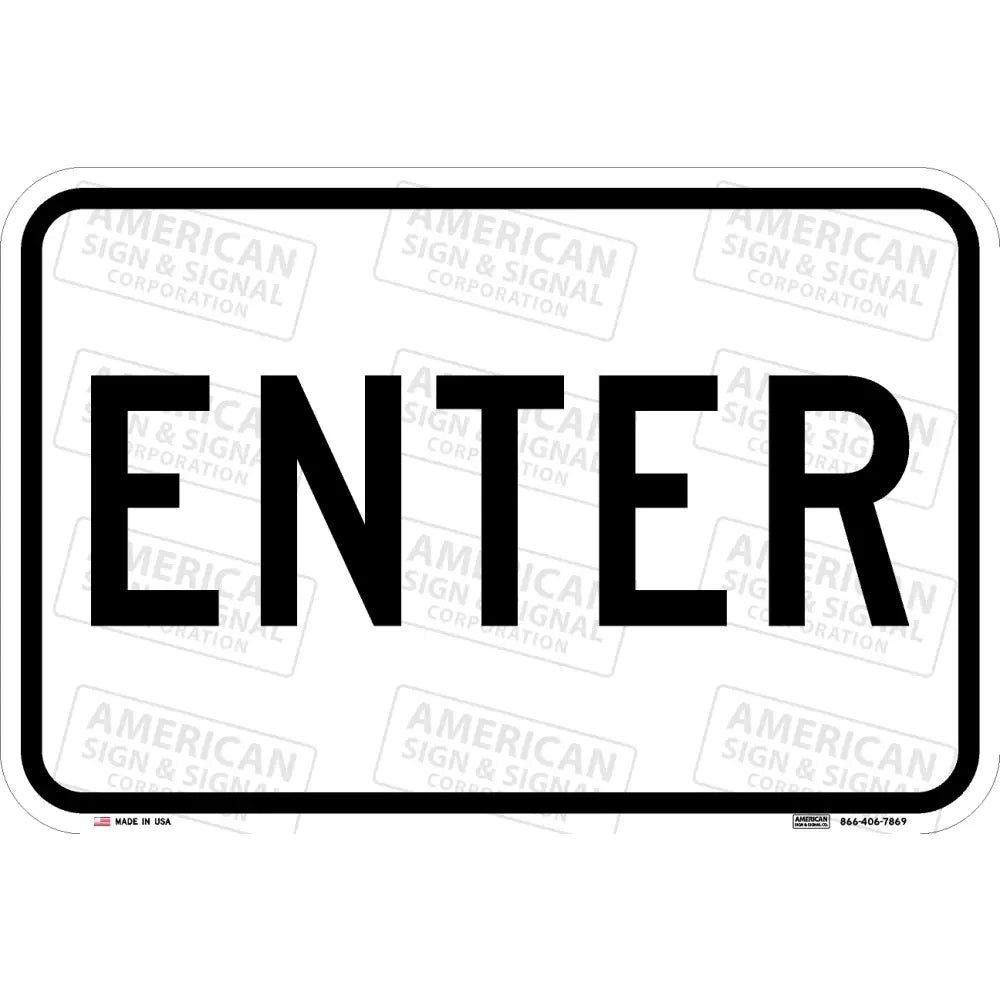 Enter Sign