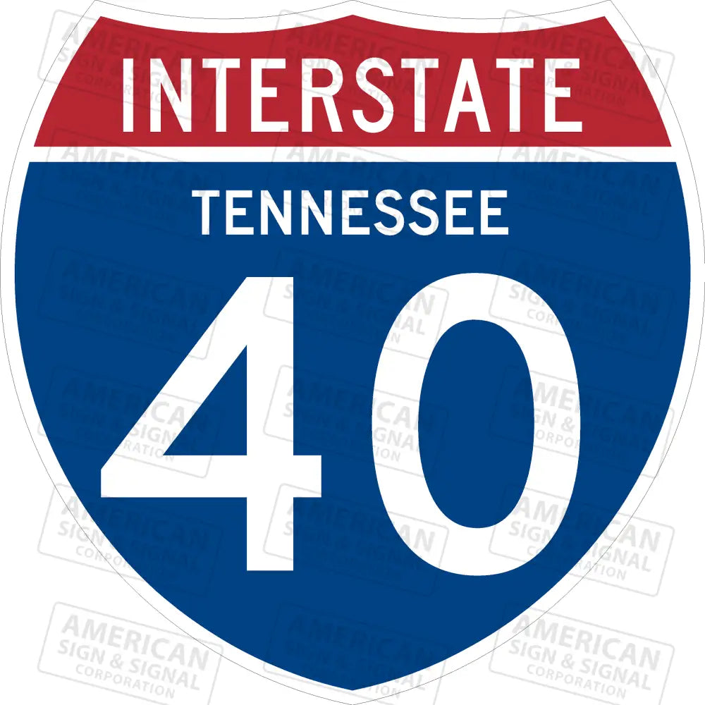 Interstate Shield Sign (2 Digit)