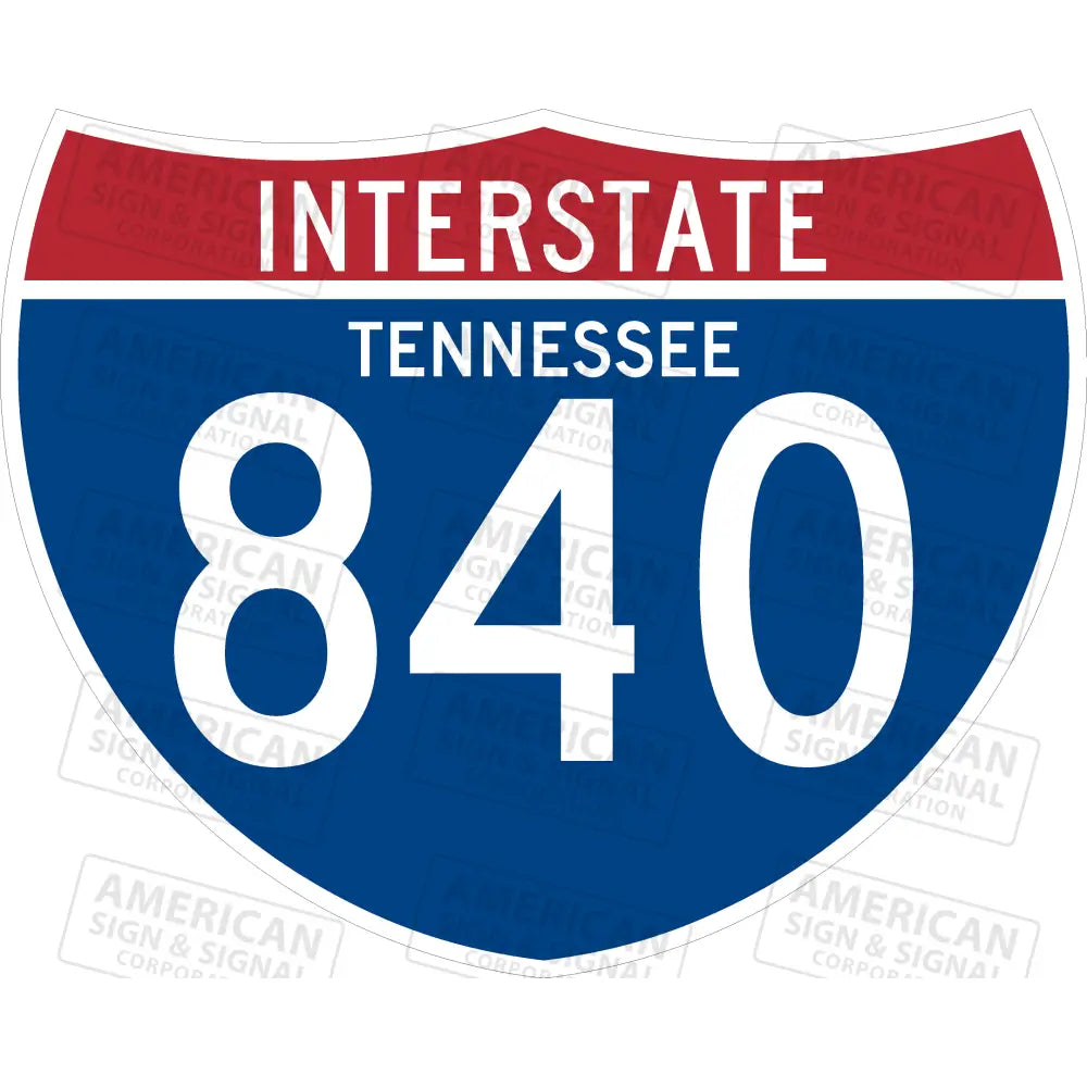 Interstate Shield Sign (3 Digit)
