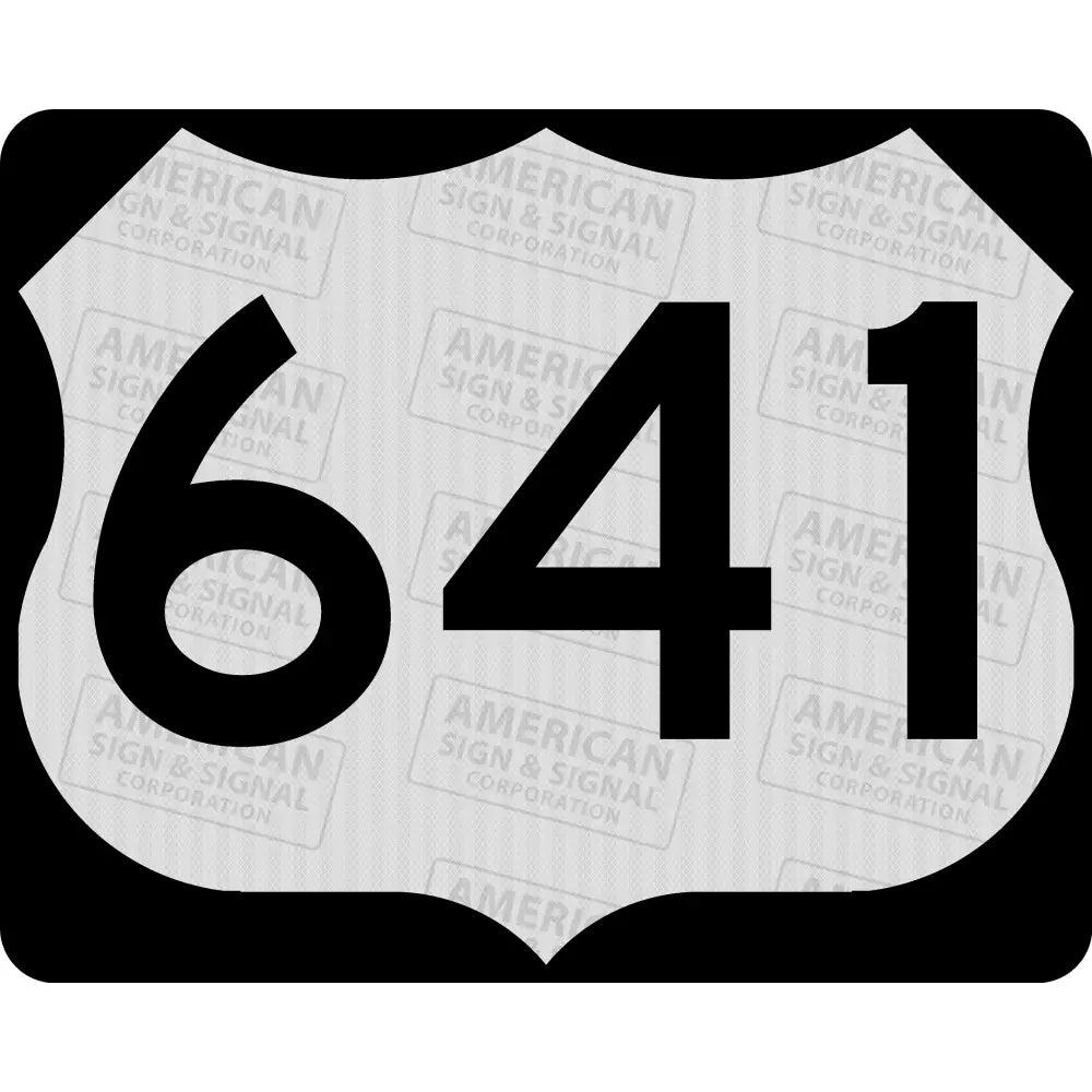 M1-4 Us Highway Route Sign 3M 3930 Hip / 3 Digits 30X24’’