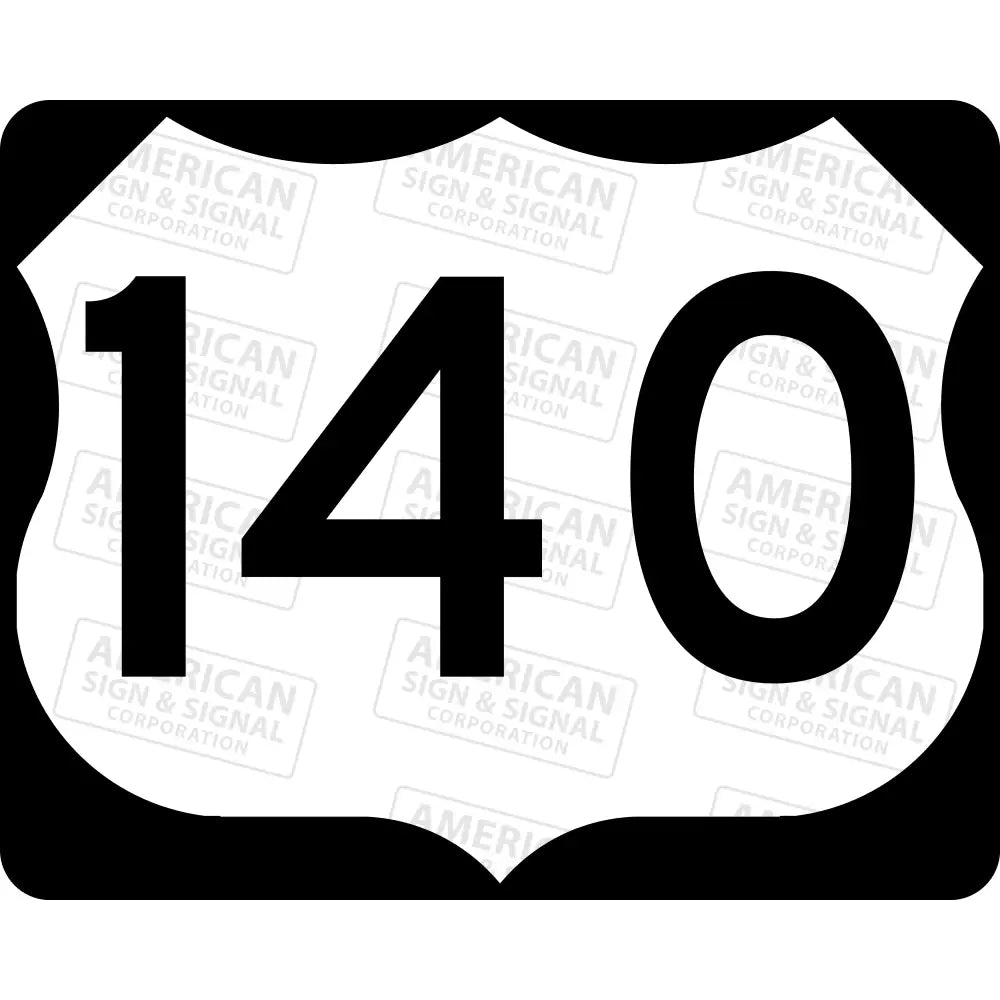 M1-4 Us Highway Route Sign 3 Digits / 3M 3930 Hip 30X24