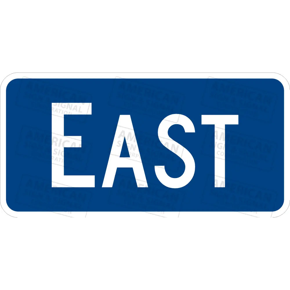 M3-2 East Route Sign 3M 3930 Hip / 24X12’ Blue