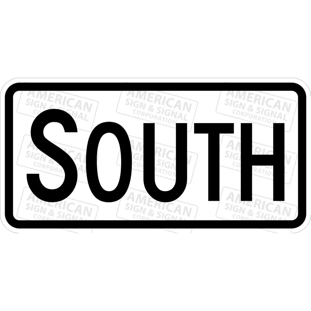 M3-3 South Route Sign