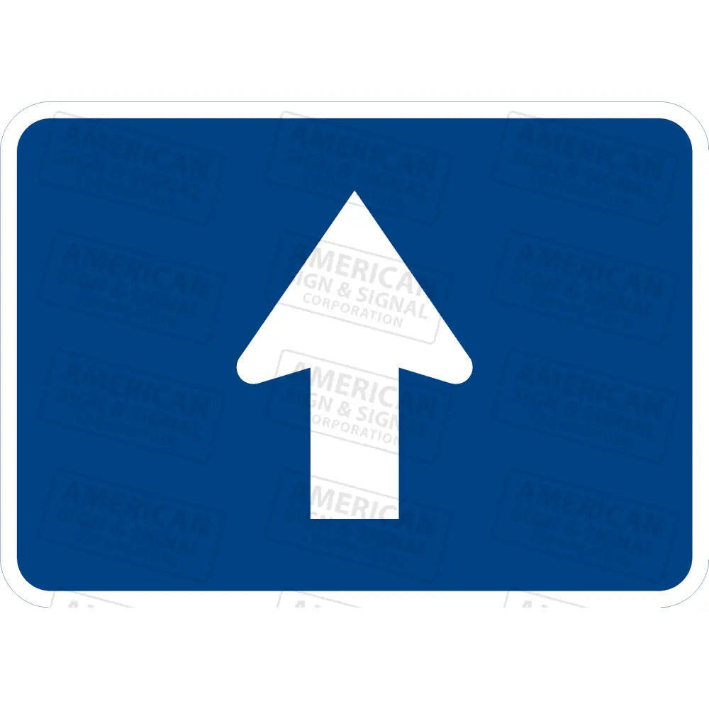 M6-3 Directional Arrow Sign (Blue)