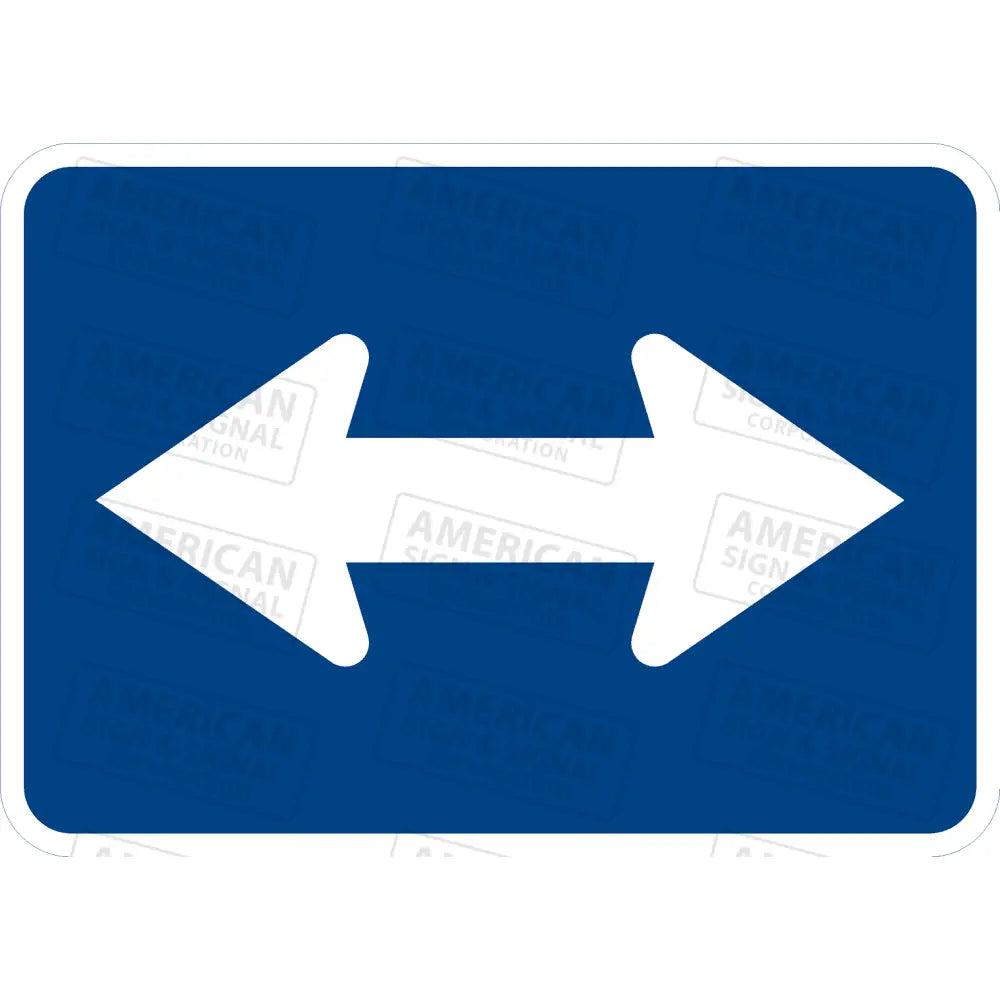 M6-4 Directional Arrow Sign (Blue)