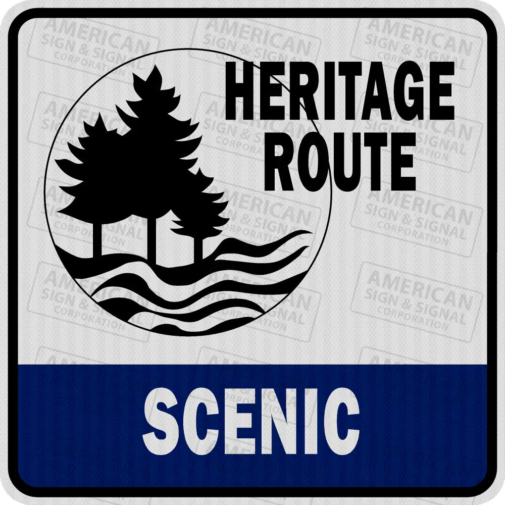 Michigan Heritage Route Scenic Sign