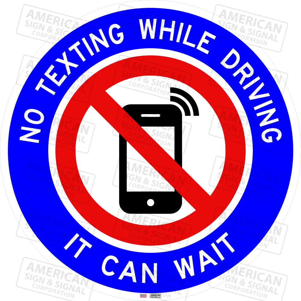 No Texting While Driving - It Can Wait