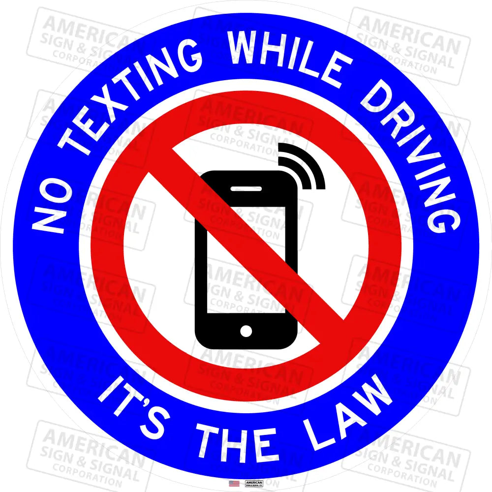 No Texting While Driving - Its The Law