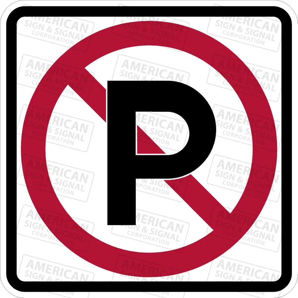 Ps - 034 No Parking Sign