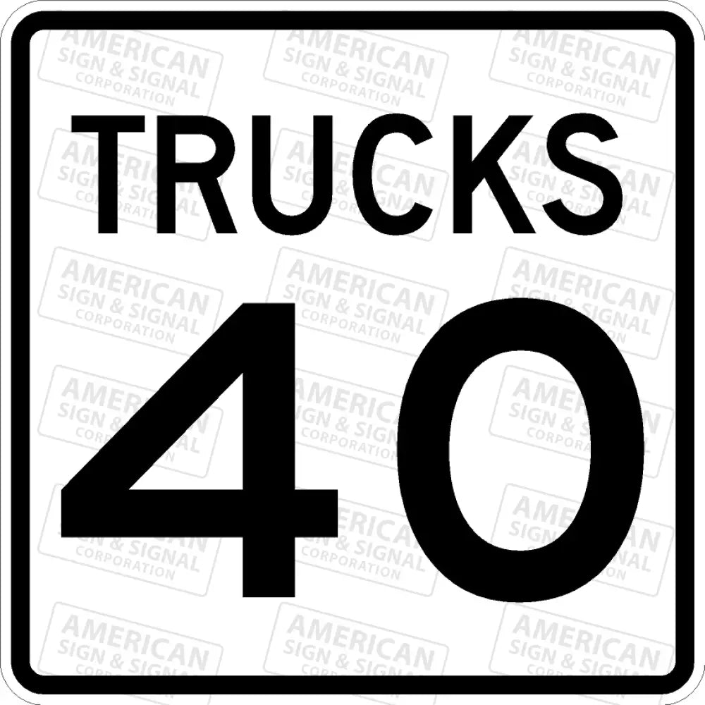 R2-2P Trucks Speed Sign