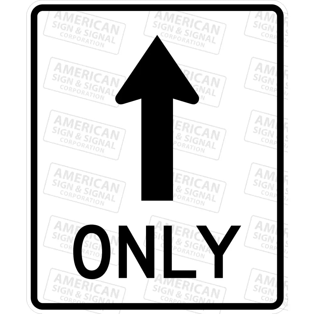 R3 - 5A Straight Only Sign