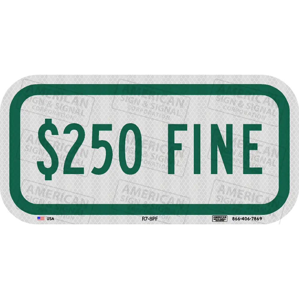 R7-8Pf Customizable Fine Plaque Sign