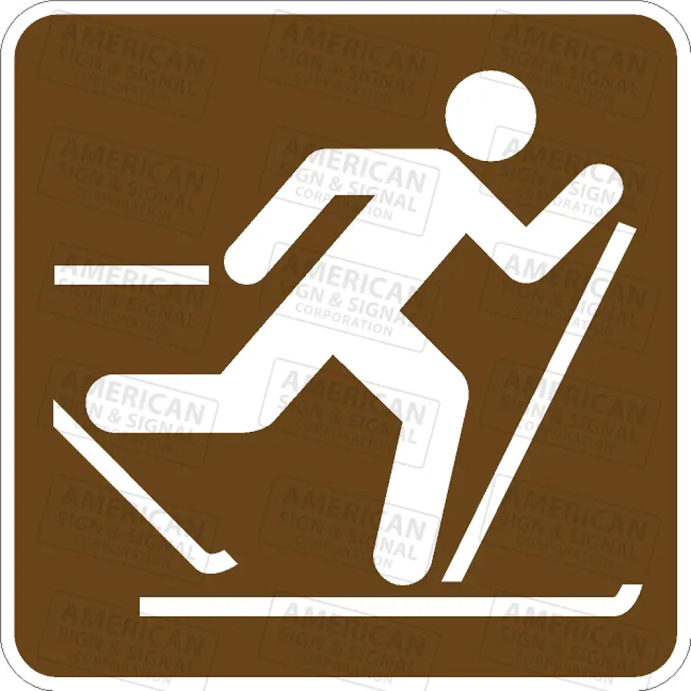 Rs - 046 Cross Country Skiing Sign