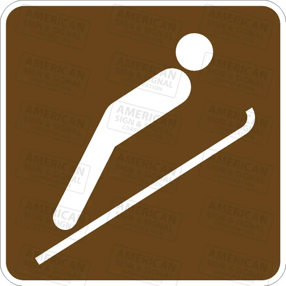 Rs - 048 Ski Jumping Sign