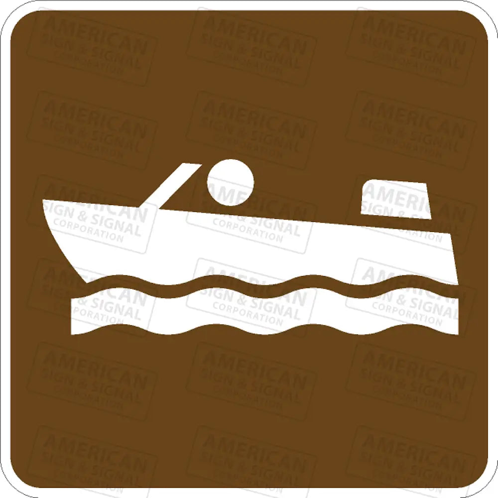 Rs - 055 Motorboating Sign
