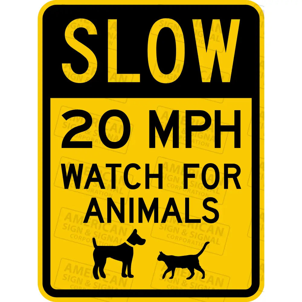 Slow Watch For Animals With Mph