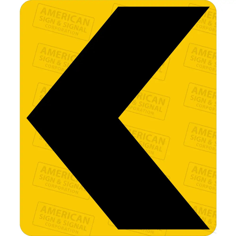 W1-8 Chevron Sign 3M 3930 Hip / Left 30X36