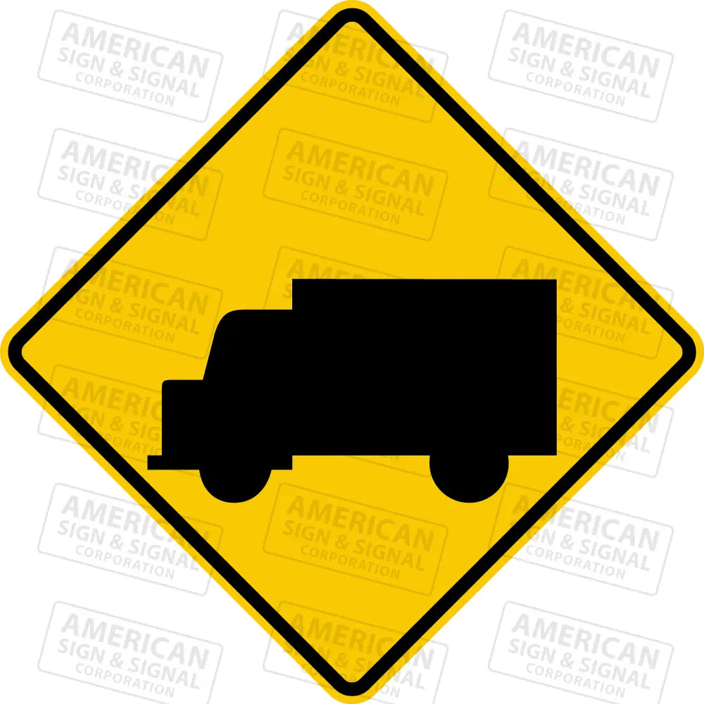 W11-10 Truck Crossing Warning