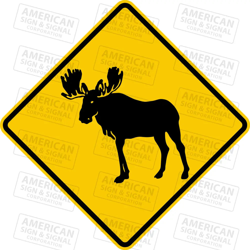 W11-21 Moose Warning