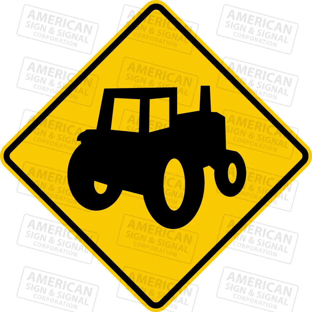 W11-5A Farm Vehicle Warning Sign 3M 3930 Hip / 18X18