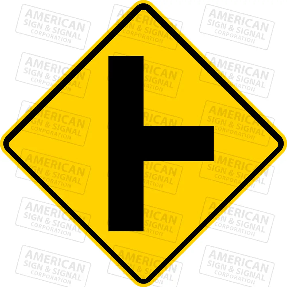 W2-2 Side Road Sign 3M 3930 Hip / Right 24X24