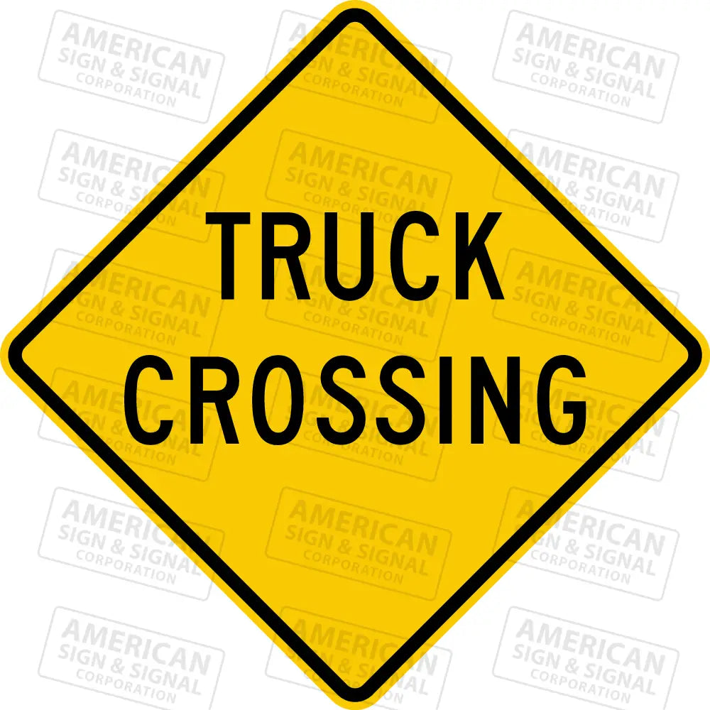 W8-6 Truck Crossing