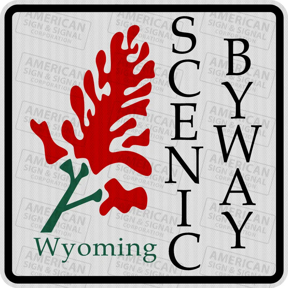 Wyoming Scenic Byway Sign